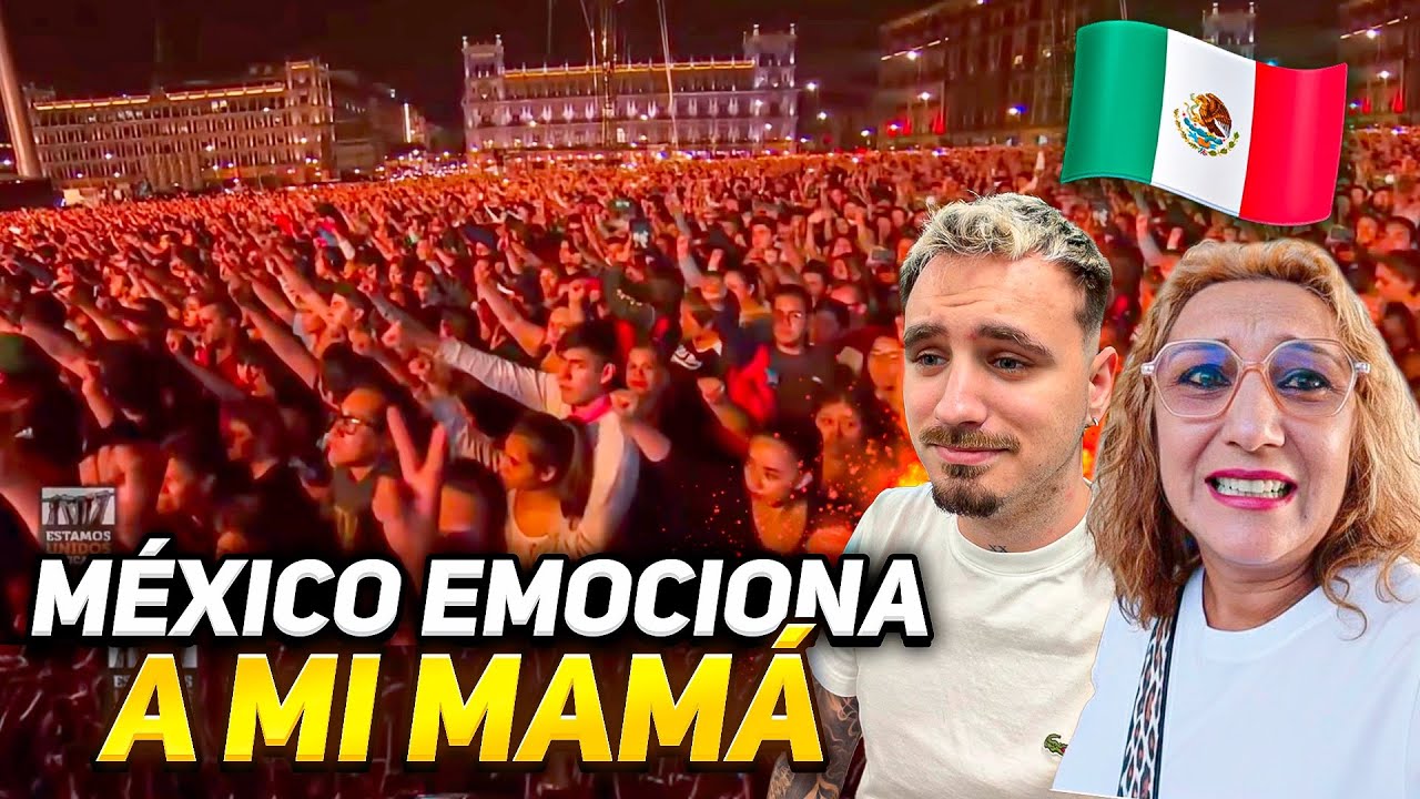 🇪🇸 MI MAMÁ REACCIONA a HIMNO MEXICANO en TOQUE de SILENCIO 🇲🇽 **España debería aprender de México**