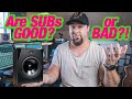 SUBWOOFERS - Watch BEFORE YOU BUY