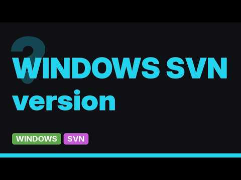 Running Subversion on Windows sans Apache? (2 Solutions!!)