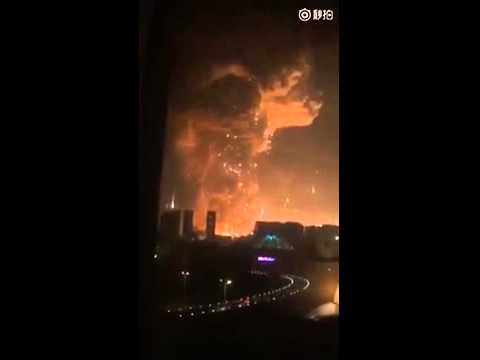 Massive Explosion in Tianjin, China - Cause Unknown - 天津爆発