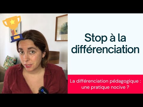 Vidéo: A quoi sert la différenciation ?