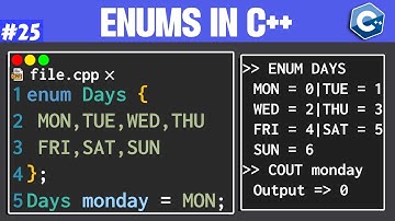 Create Enums in C++