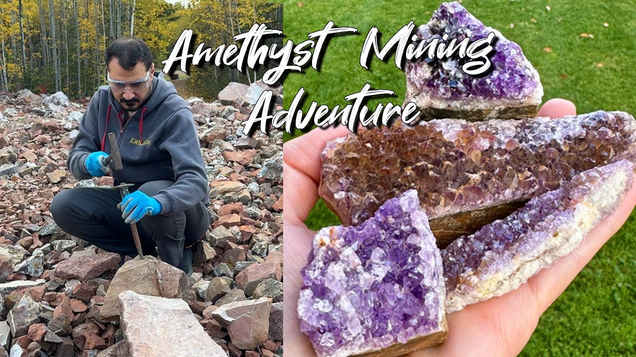 We Mined Our Own Amethyst! - Blue Point - YouTube