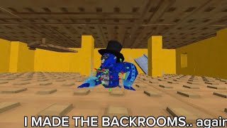 I Built The Backrooms in Monke Blocks! again. | Gorilla Tag