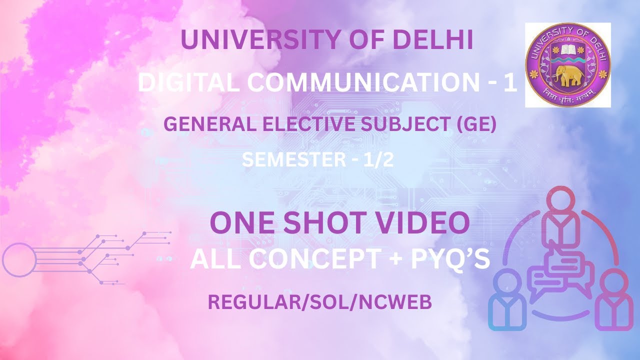 One shot for Digital communication 1 GE Subject of du For semester 1 and 2 # Revision