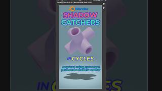 Blender Tips: Shadow Catchers in Blender using Cycles