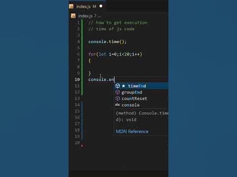 How to calculate execution time ⌚ of JavaScript code #javascript # ...