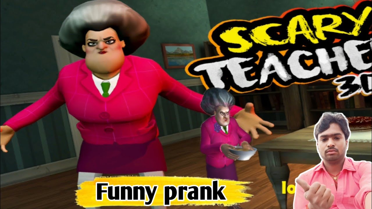 scary teacher 3d _ missti teacher  with salt prank gameplay _ my teacher with prank baby gameplay