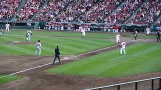 2013/4/21 巨人vsカープ戦、サヨナラ勝ち
