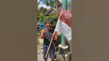 SOLUSI GA PUNYA BENDERA, BAPAK BIKININ #art #craft #diy #like #kreatif #viral #video #food #comedy