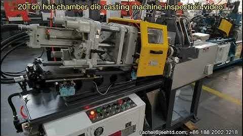 DM20T hot chamber die casting machine inspection video
