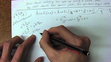 Quantum Physics 2.2 - Rotation Operator