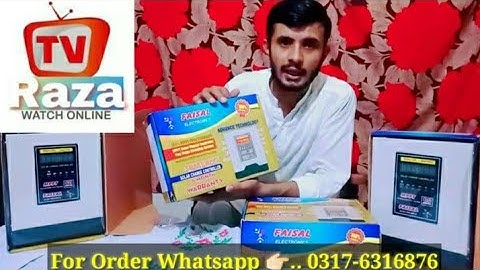 Faisal Mppt Solar Charge Controller Price and Detail || Full review