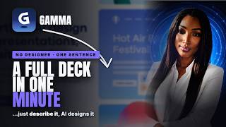 Information Make a Full Presentation in 1 Minute With AI (Gamma Tutorial) Update
