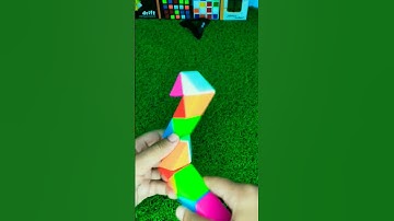 making flamingo with snake cube 24 segment #viral #shorts #snakecube
