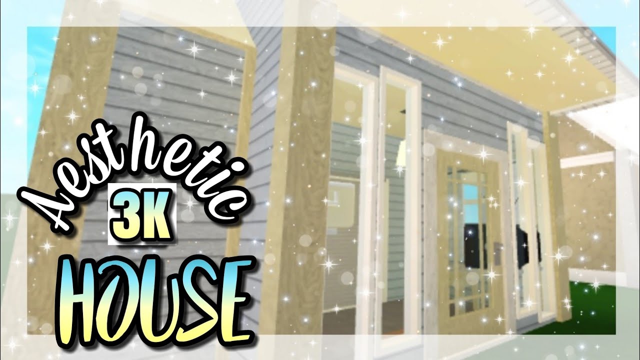 Aesthetic 3k 1 Story Bloxburg House Idea 3k Aesthetic House Bloxburg