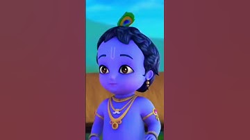 Little krishna makhan chor 🥰😇 | #shorts #viral #krishna