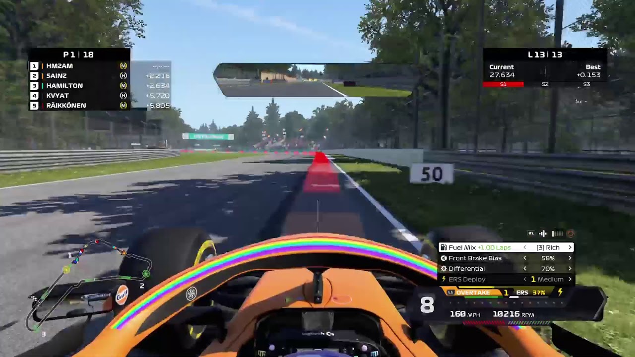 F1 - Custom Lobby | Starting from back of the grid