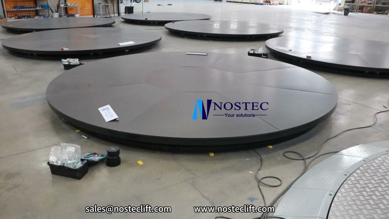 360 degree rotating car turntable platform