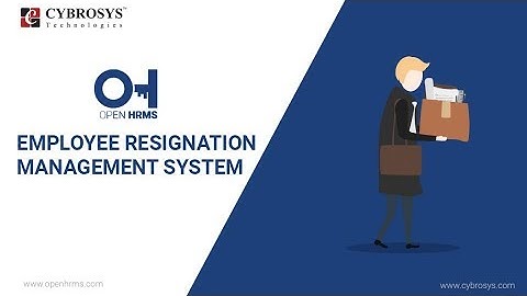 Employee Resignation Management System in OpenHRMS