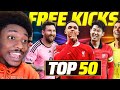 50 best free kicks of 20232024 season reaction  it was some crazy ones