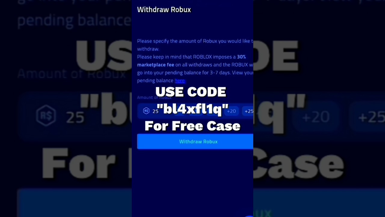 bloxflip #robux #fyp use code : Welcomereward for a case!