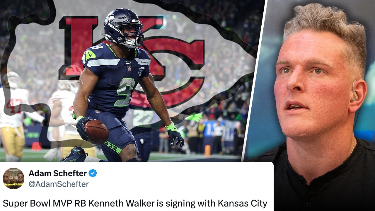 Chiefs Sign Super Bowl MVP Kenneth Walker to 3 Year Deal Worth Up To $45M | Pat McAfee Show