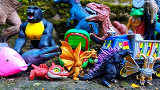 Dinosaurus Jurassic World Dominion T-Rex Brachiosaurus Skibidi Spider-Man Kingkong Kinggidorah