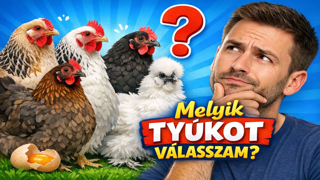 Milyen tyúkot vegyek? – Ezt rontják el a legtöbben az elején!