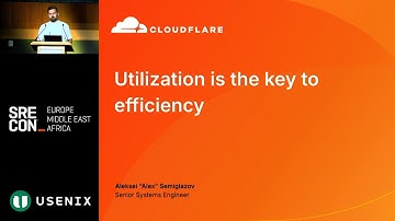 SREcon25 Europe/Middle East/Africa - Utilization Is the Key to Efficiency: What It Takes to Run...