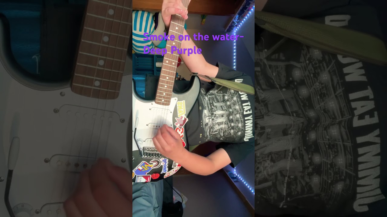 Smoke on the water easy beginner song 
