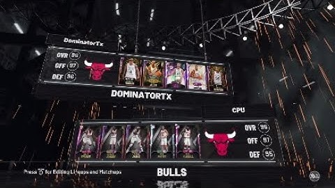 PS4 NBA 2K20 MyTeam All-Time Domination Chicago Bulls 97th of 99 3 Stars No cheesy playbook Pls Sub