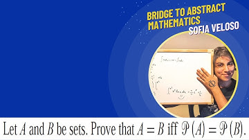 2.1.18 Let A and B be sets. Prove that A=B iff P(A)=P(B).
