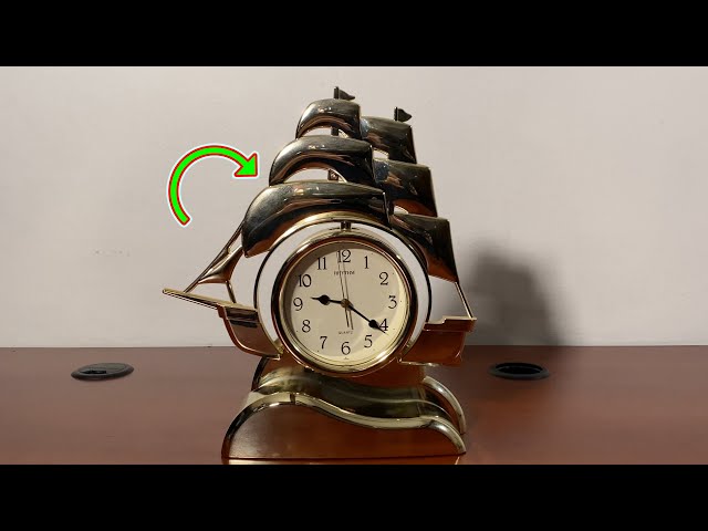 Rhythm 4RP705-R18 Sailing Ship Motion Clock ⛵ Gadgetify - YouTube