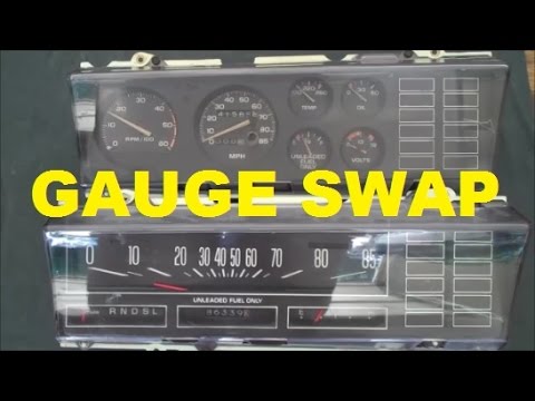 How To Swap in a Rally Gauge Cluster 78-88 Cutlass