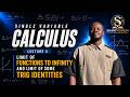 Single Variable Calculus Lecture 4: Limits to Infinity