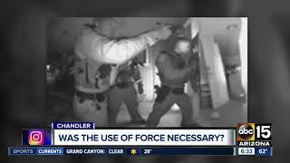 Surveillance video shows Chandler officers removing children from Valley home