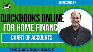 QuickBooks Online Home Finance Chart Of Accounts For Individuals