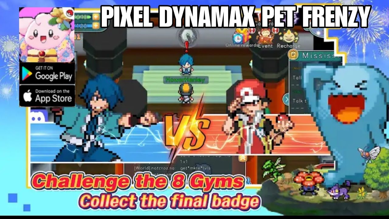 Pixel Dynamax Pet Frenzy Gameplay - Pokemon RPG Game Android - YouTube