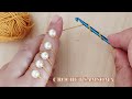 ماذا تظنون اني صنعت باستخدام 5 من الخرز مع فن الكروشيه /  Crochet With Beads / Crochet with pearls