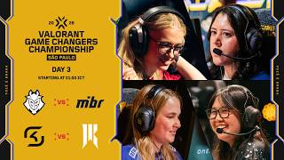 [TH] G2 vs MIBR | SR vs SK - VALORANT Game Changers Championship 2026 - Day 3