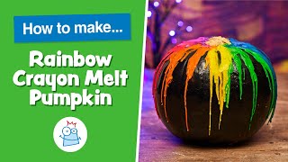 Information How To Make A Rainbow Crayon Melt Pumpkin | Baker Ross Guide