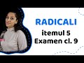 Rezolvăm un exercițiu cu radicali, itemul 5 Examen clasa a 9-a | Matematica.md