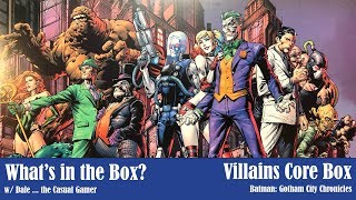 Villains Core Box for Batman: Gotham City Chronicles