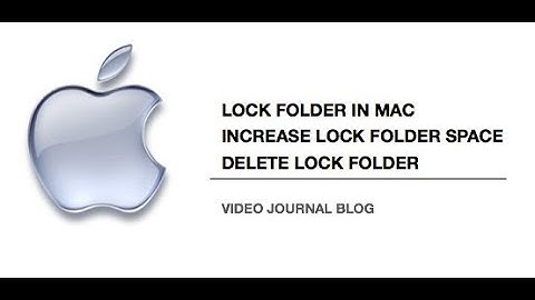 Lock folder with password on MAC
