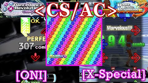 【DDR CS/AC】 CANDY☆ / Luv UNLIMITED [ONI/X-special] 譜面比較 Comparison