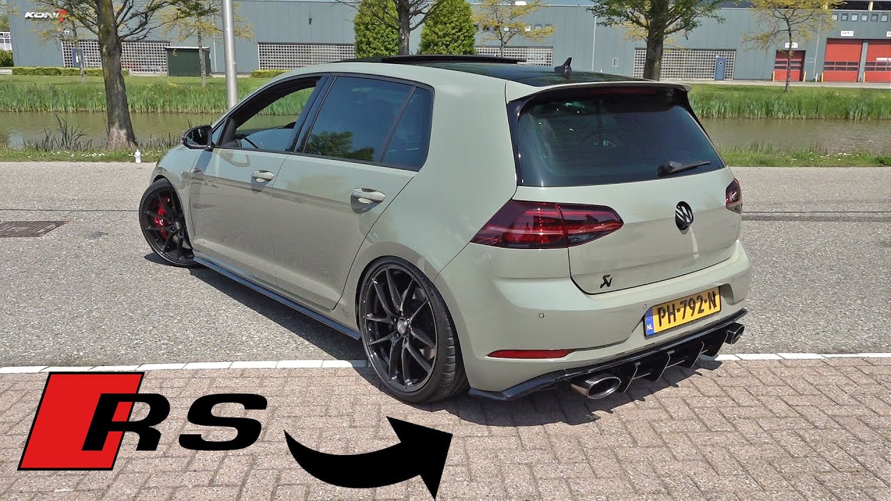 Volkswagen Golf 7.5 R 2.5 Tfsi Rs3 Engine & Golf 6 R Tte480 - Engine  Sounds! - Youtube