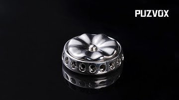 Puzvox Fidget Toy: 6-in-1 Eternal Flower EDC Spinning Top