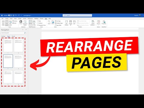 How to Rearrange Pages in Word - Step By Step