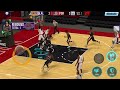 Anthony Edwards dunks on James Harden!!! (NBA 2k Mobile)